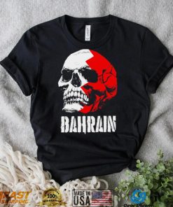 Bahrain flag skull Bahraini Pride shirt