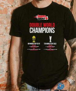 Barmy Army Double World Champions ODI World Cup 2019 And T20 World Cup 2022 Shirt