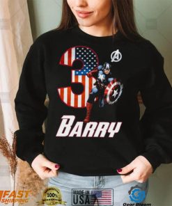 Barry Marvel Captain America T Shirt