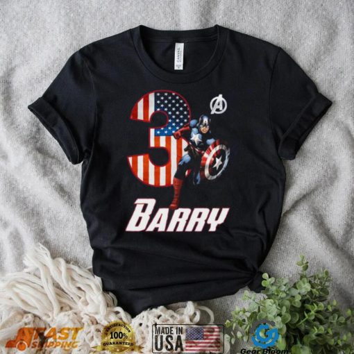 Barry Marvel Captain America T Shirt