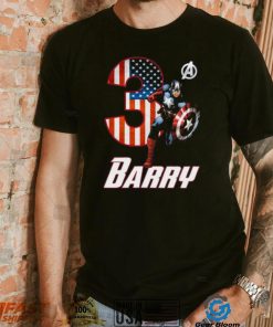 Barry Marvel Captain America T Shirt