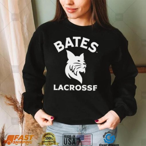 Bates Bobcats Lacrosse logo shirt