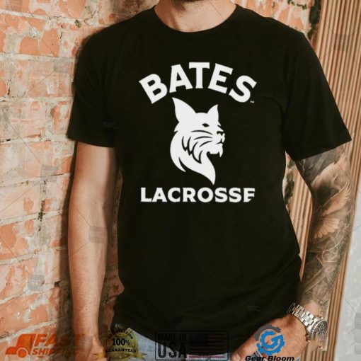 Bates Bobcats Lacrosse logo shirt