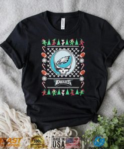 Bear Philadelphia Log Eagles Christmas Ugly Shirt