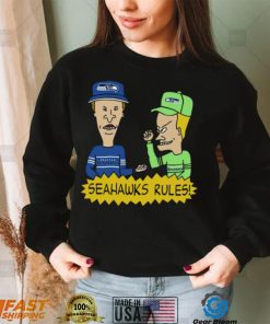 Beavis and Butt Head Seattle Seahawks Rules NFL Shirt