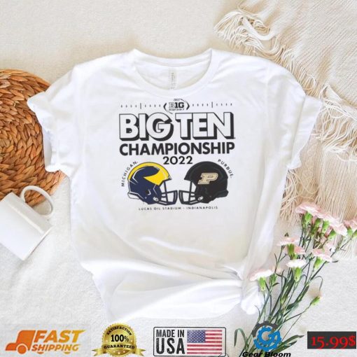 Big Ten Championship Game Matchup 2022 Michigan Vs Purdue Shirt