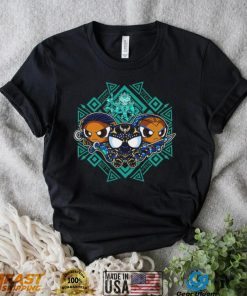 Black Panther Wakanda Forever Pantherpuff girls forever chibi shirt