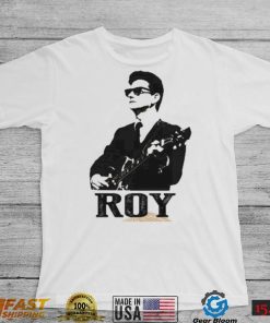 Black Stencil Music Guitarist Roy Orbison Shirt