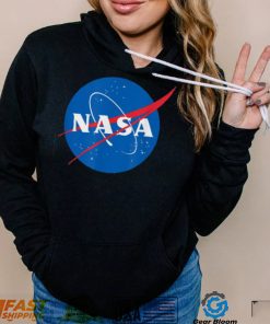 Blue And Red Big Logo Nasa T Shirt