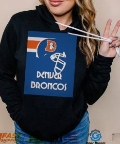 Blue Vintage Denver Broncos T Shirt