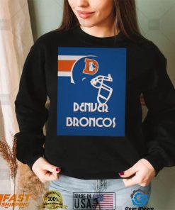 Blue Vintage Denver Broncos T Shirt