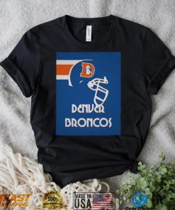 Blue Vintage Denver Broncos T Shirt