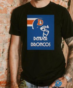 Blue Vintage Denver Broncos T Shirt