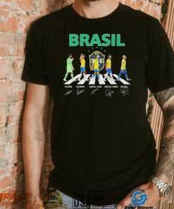 Brazil Team Football Abbey Road Signatures Shirt