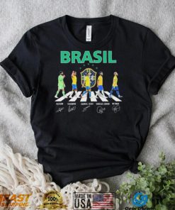 Brazil Team Football Abbey Road Signatures Shirt