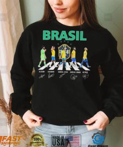 Brazil Team Football Abbey Road Signatures Shirt