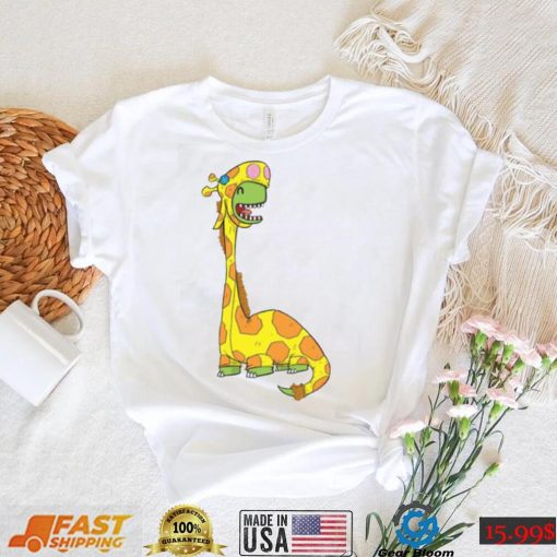 Bronto Raffe Giraffe Dinosaur Cosplay Giraffe shirt