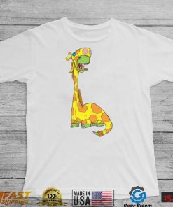 Bronto Raffe Giraffe Dinosaur Cosplay Giraffe shirt