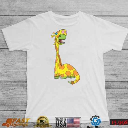 Bronto Raffe Giraffe Dinosaur Cosplay Giraffe shirt