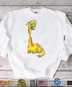 Bronto Raffe Giraffe Dinosaur Cosplay Giraffe shirt