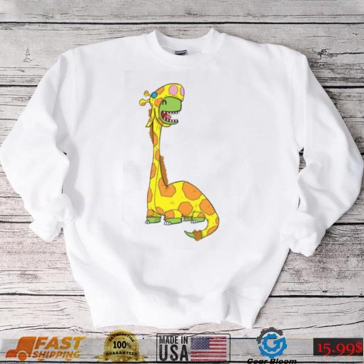 Bronto Raffe Giraffe Dinosaur Cosplay Giraffe shirt