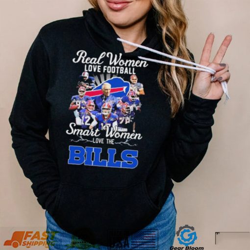 Buffalo Bills Team Real Women Love Football Smart Women Love The Bills Signatures Shirt