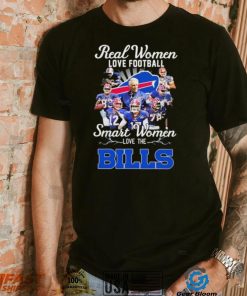 Buffalo Bills Team Real Women Love Football Smart Women Love The Bills Signatures Shirt