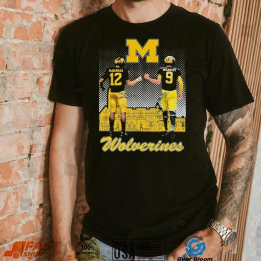 Cade Mcnamara And J.J. Mccarthy Michigan Wolverines College Signatures Shirt