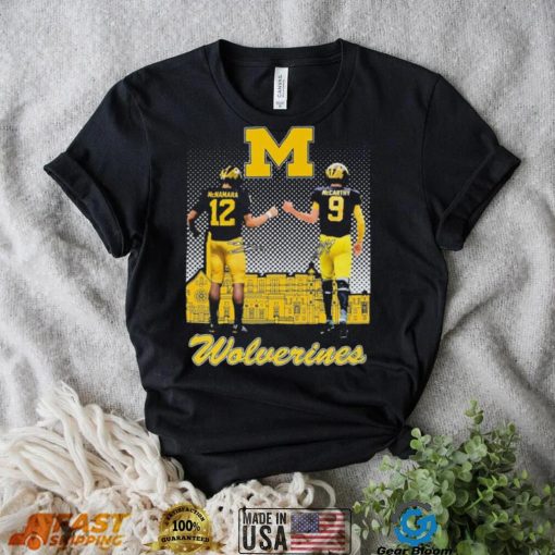 Cade Mcnamara And J.J. Mccarthy Michigan Wolverines College Signatures Shirt