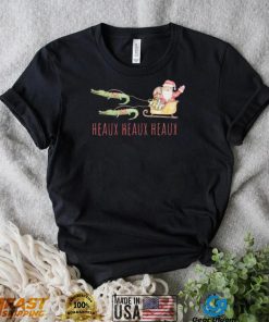 Cajun santa alligator heaux heaux heaux christmas xmas sweatshirt