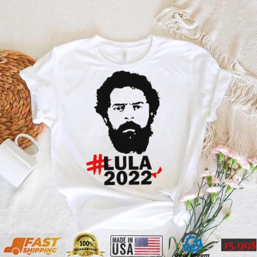 Camiseta Lula 2022 Lula face art shirt