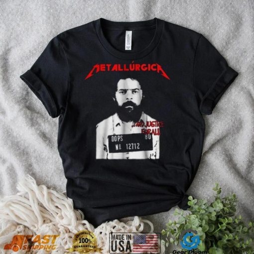 Camiseta Metalúrgica Lula Livre Metallica Justice Lula T Shirt