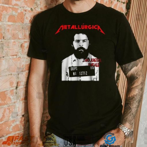 Camiseta Metalúrgica Lula Livre Metallica Justice Lula T Shirt