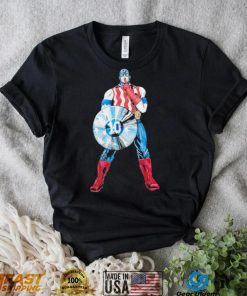 Captain America silent art shirt