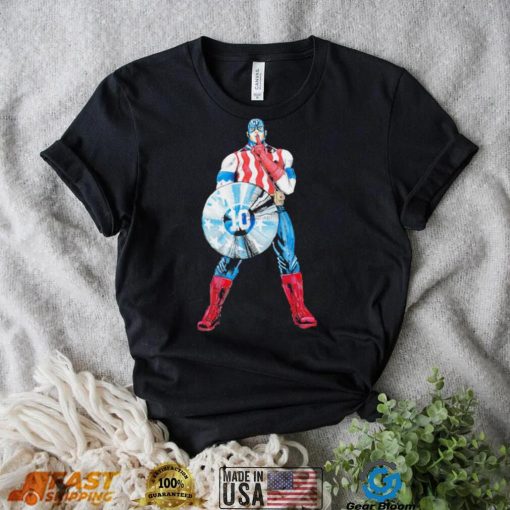 Captain America silent art shirt