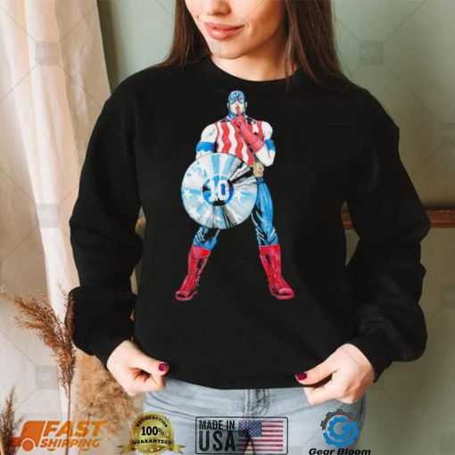 Captain America silent art shirt