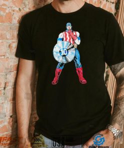 Captain America silent art shirt