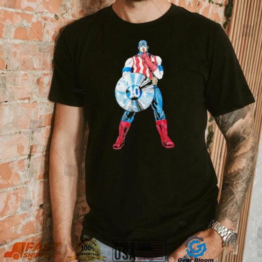 Captain America silent art shirt