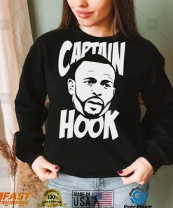 Captain Hook Roy Jones Jr White Text Shirt