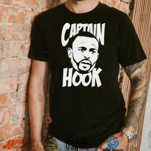 Captain Hook Roy Jones Jr White Text Shirt