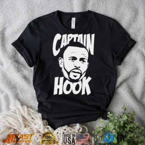 Captain Hook Roy Jones Jr White Text Shirt