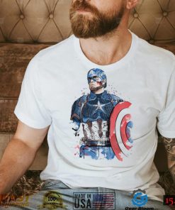 Captain Watercolor Captain America T Shirt