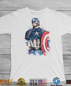 Captain Watercolor Captain America T Shirt