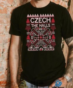 Cedar Rapids Czech the halls ugly Christmas shirt