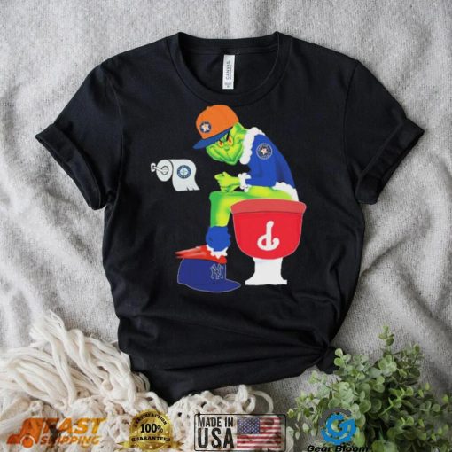 Champions Grinch Houston Astros Shooting Philadelphia Phillies And Other Teams Shirt