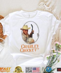 Charley Crockett Charley Crockett Banjo playing guitar shirt