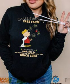 Charlie Brown Tree Farm Brown And Snoopy Since 1950 Shirt