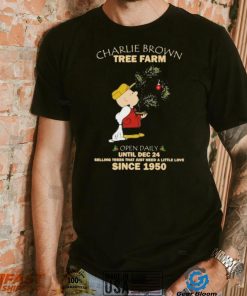 Charlie Brown Tree Farm Brown And Snoopy Since 1950 Shirt