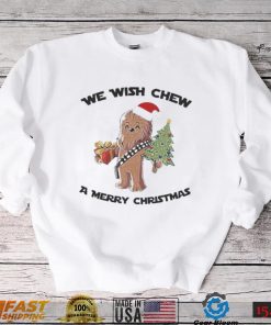 Chewbacca We Wish Chew A Merry Christmas Shirt