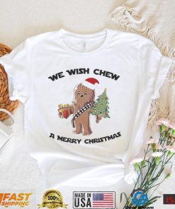 Chewbacca We Wish Chew A Merry Christmas Shirt